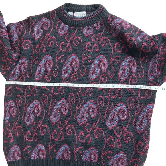 Vintage Cambio Crewneck Italian Made Sweater. Size XL. - Picture 6 of 8